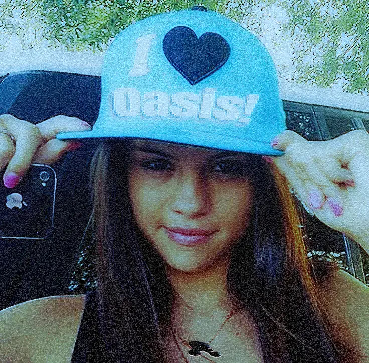 I love OASIS cap selfie archive image
