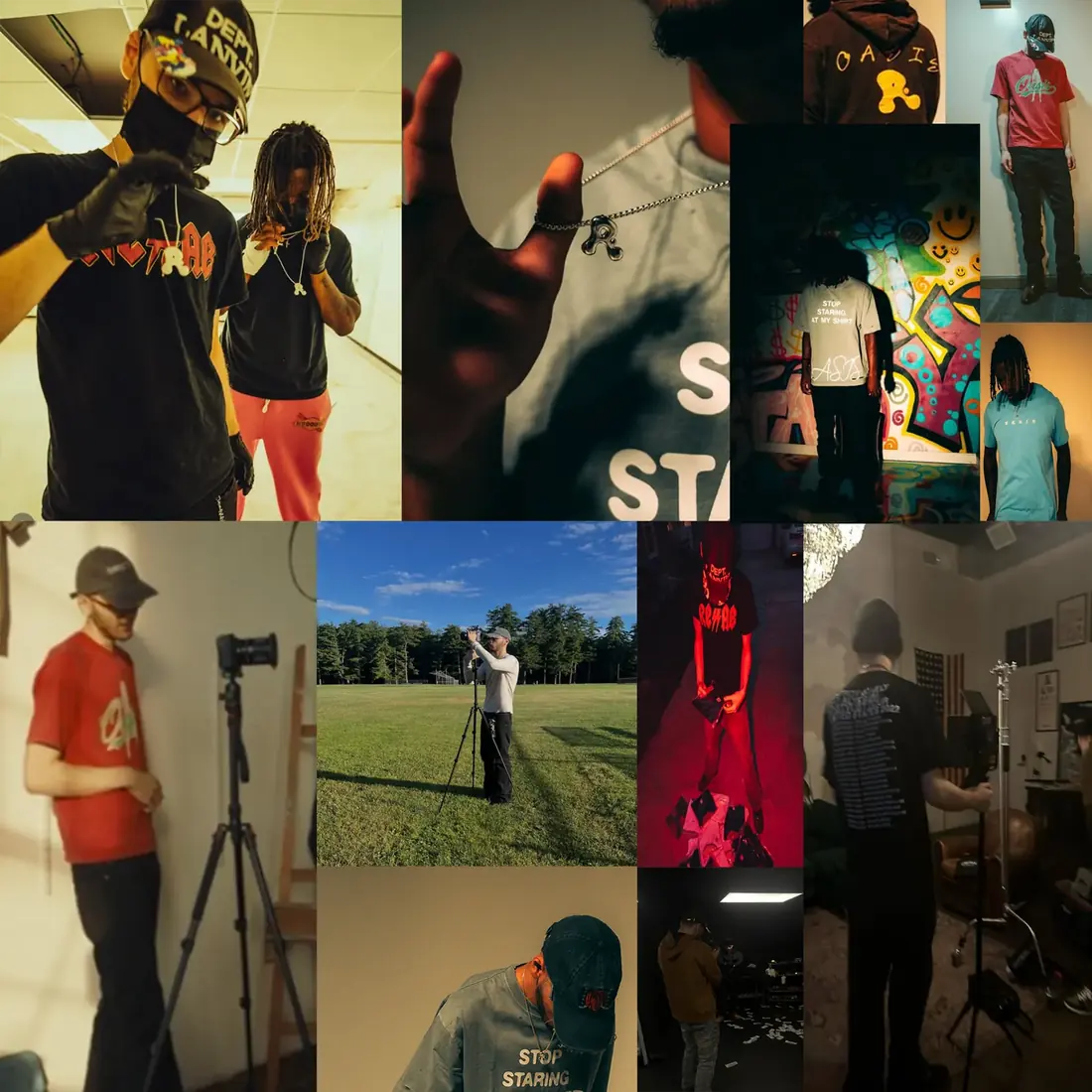 OASIS collage of prior visuals