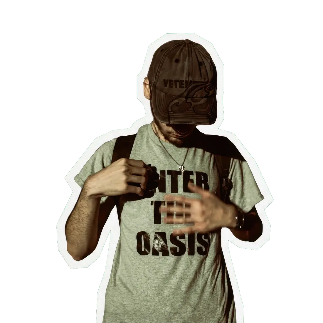 OASIS veteran tee portrait